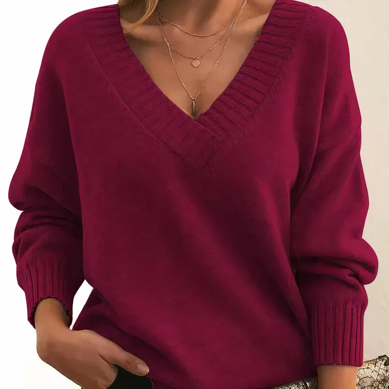 Soft Cashmere Pullover Sweater for Women – Cozy and Elegant