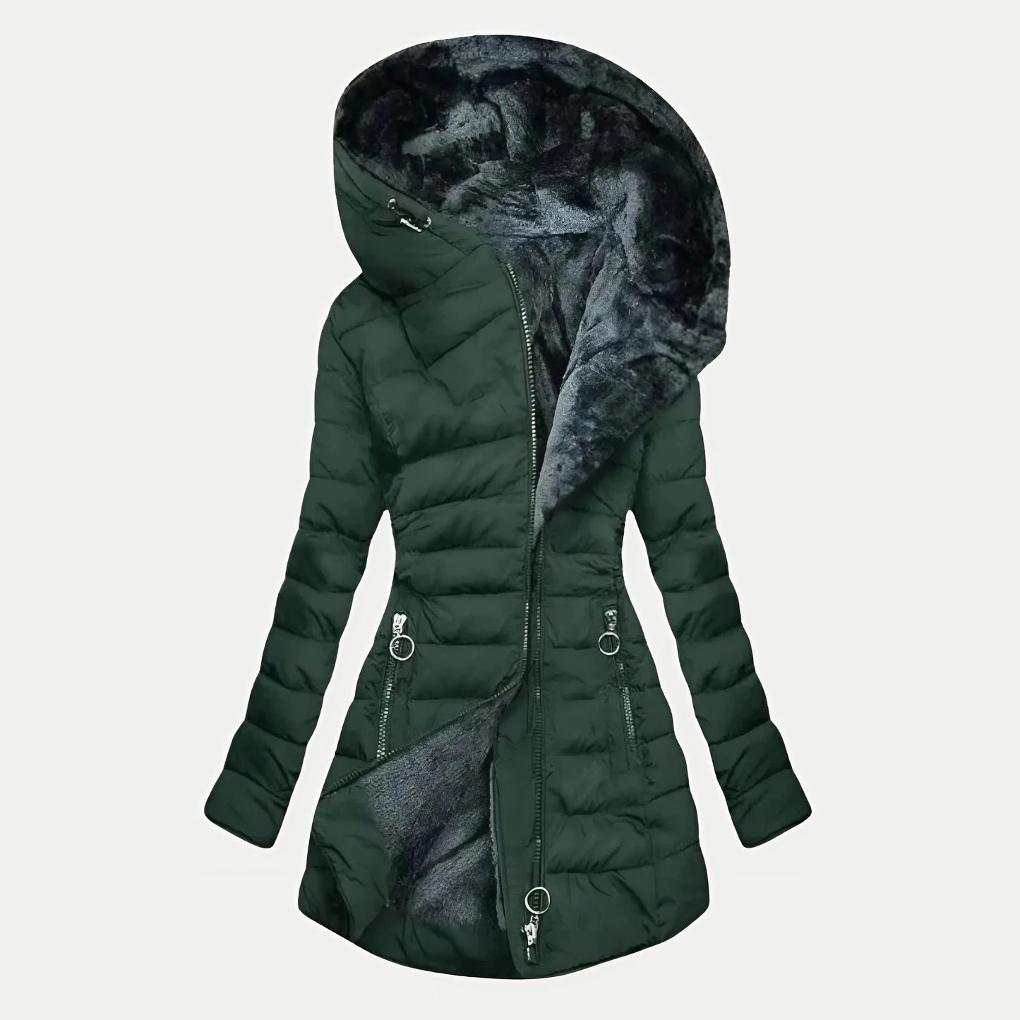 Winter Coat with Soft Fleece Lining – Warmth and Elegance