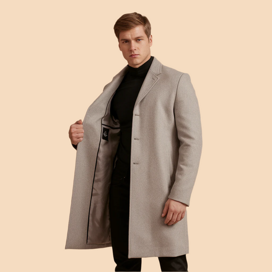 Long Winter Coat for Men – Durable and Sophisticated