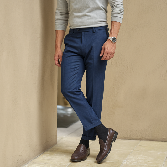 Prestige Slim-Fit Pants for Men – Elegant and Versatile