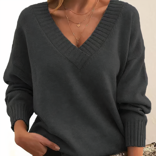 Soft Cashmere Pullover Sweater for Women – Cozy and Elegant